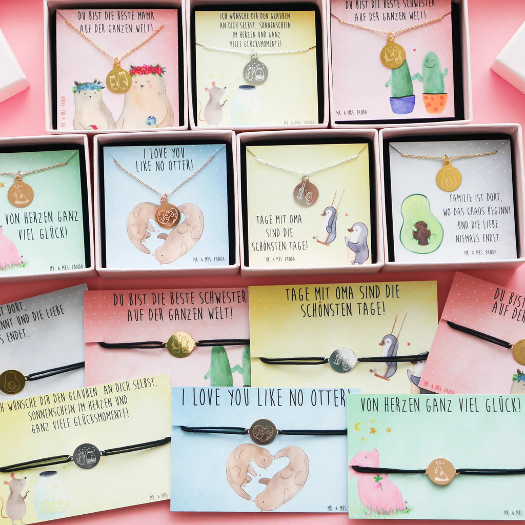 Necklace Pig Luck small animals, cute, funny, cute animal motives, hand drawn, small world, funny sayings, good mood, happy, gifts, gift ideas, special gifts, animal lover, card, piglet, pig, asterisks, dreams, Lucky bastard. Luck, motivation, goals, stars, lucky charm