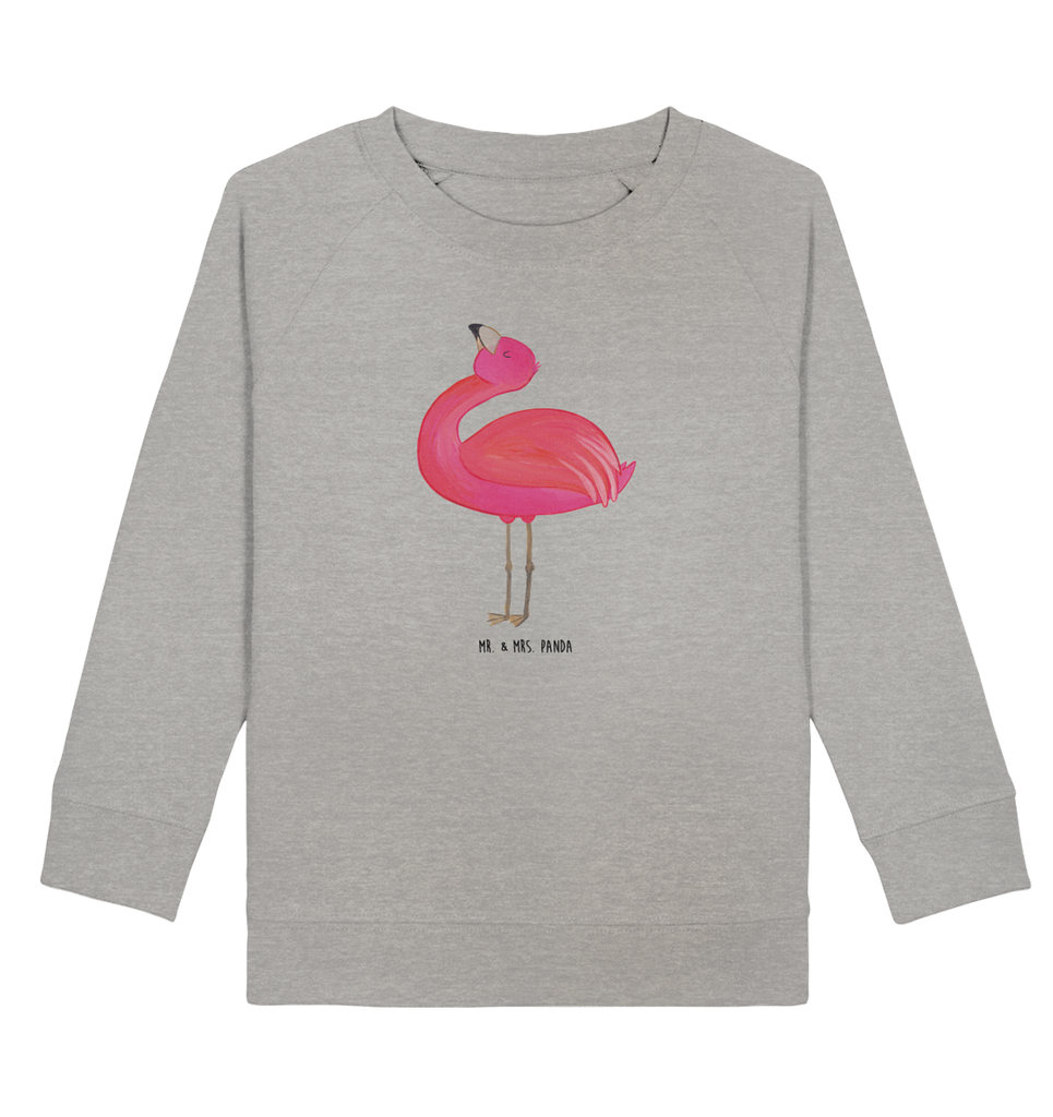 Organic Kinder Pullover Flamingo stolz Kinder Pullover, Kinder Sweatshirt, Jungen, Mädchen, Flamingo, stolz, Freude, Selbstliebe, Selbstakzeptanz, Freundin, beste Freundin, Tochter, Mama, Schwester