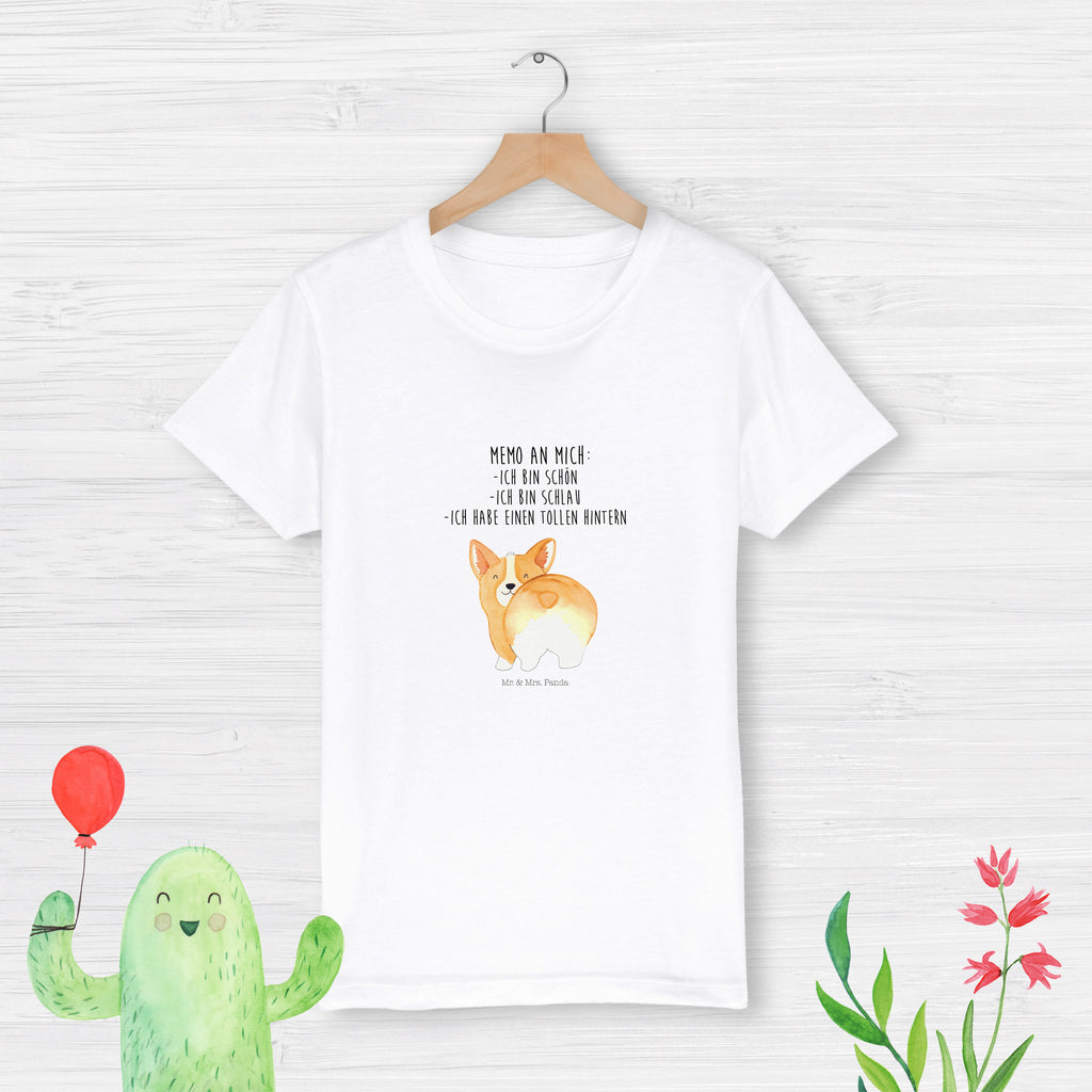 Organic Kinder T-Shirt Corgie Po Kinder T-Shirt, Kinder T-Shirt Mädchen, Kinder T-Shirt Jungen, Hund, Hundemotiv, Haustier, Hunderasse, Tierliebhaber, Hundebesitzer, Sprüche, Corgie, Hundeliebe, Motivation, Selbstliebe, Spruch