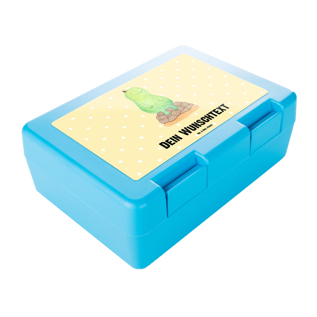 Personalisierte Brotdose Schildkröte pausiert Brotdose personalisiert, Brotbox, Snackbox, Lunch box, Butterbrotdose, Brotzeitbox, Schildkröte, Achtsamkeit, Entschleunigen, achtsam