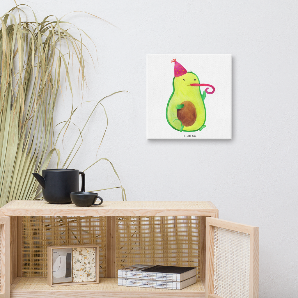 Leinwand Bild Avocado Party Time Leinwand, Bild, Kunstdruck, Wanddeko, Dekoration, Avocado, Veggie, Vegan, Gesund