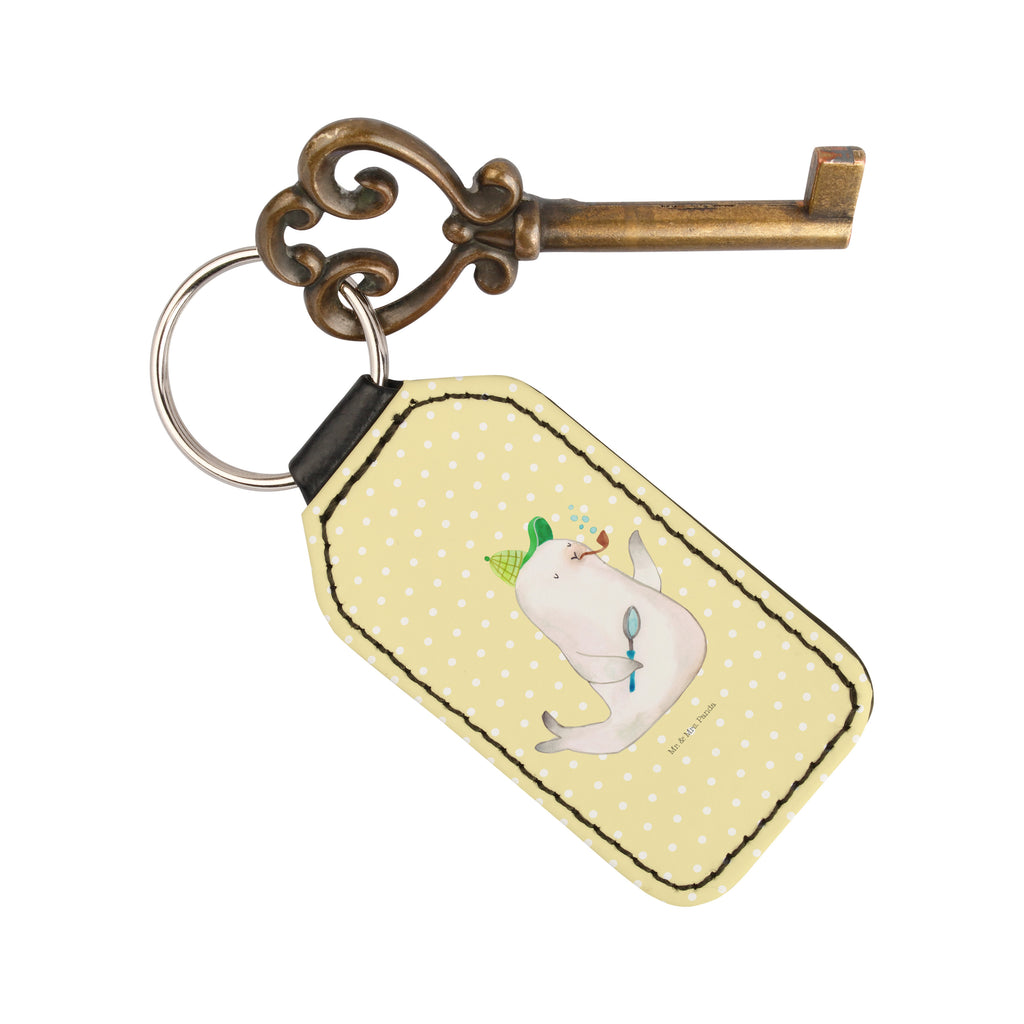 Rechteckig Schlüsselanhänger Robbe Sherlock Schlüsselanhänger, Anhänger, Taschenanhänger, Glücksbringer, Schutzengel, Tiermotive, Gute Laune, lustige Sprüche, Tiere
