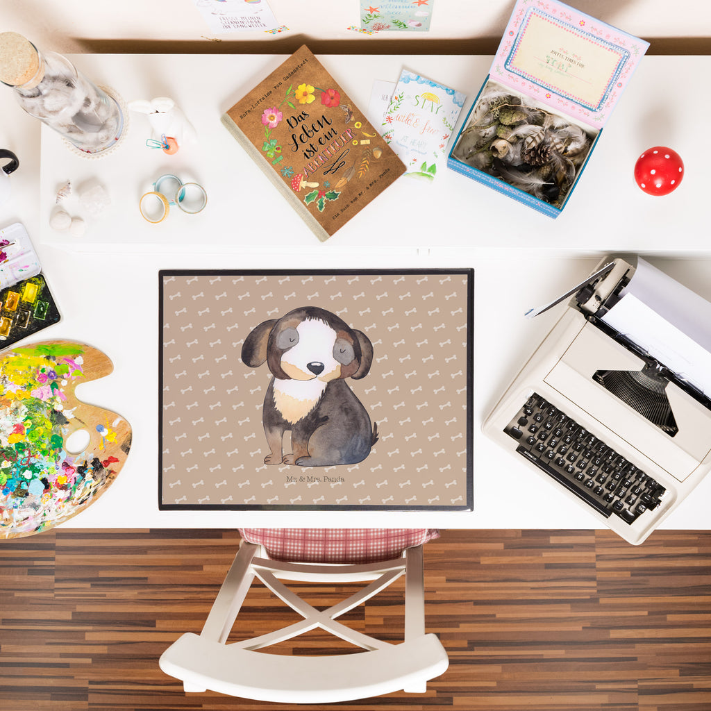 Schreibtischunterlage Hund entspannt Schreibunterlage, Schreibtischauflage, Bürobedarf, Büroartikel, Schreibwaren, Schreibtisch Unterlagen, Schreibtischunterlage Groß, Hund, Hundemotiv, Haustier, Hunderasse, Tierliebhaber, Hundebesitzer, Sprüche, schwarzer Hund, Hundeliebe, Liebe, Hundeglück
