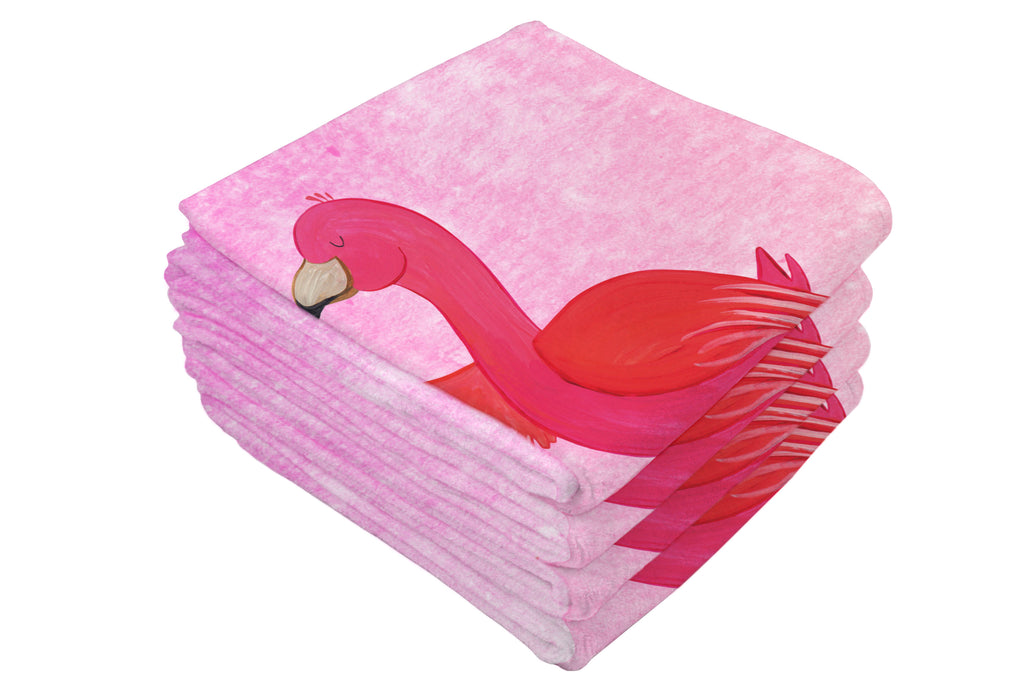 Handtuch Flamingo Yoga Handtuch, Badehandtuch, Badezimmer, Handtücher, groß, Kinder, Baby, Flamingo, Vogel, Yoga, Namaste, Achtsamkeit, Yoga-Übung, Entspannung, Ärger, Aufregen, Tiefenentspannung