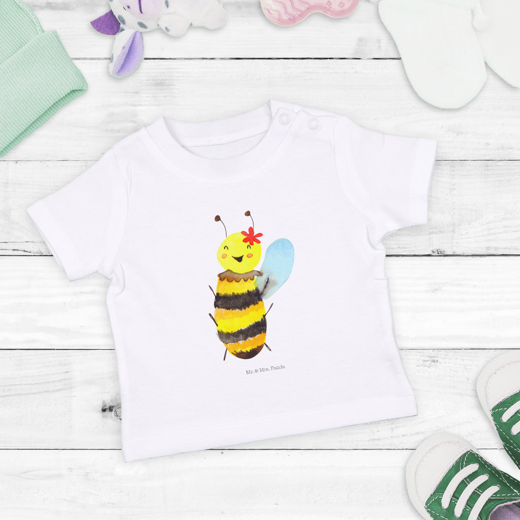 Organic Baby Shirt Biene Happy Baby T-Shirt, Jungen Baby T-Shirt, Mädchen Baby T-Shirt, Shirt, Biene, Wespe, Hummel