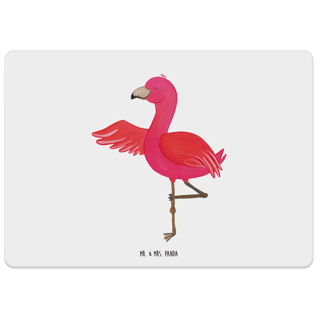 Tischset Flamingo Yoga Tischset, Tischuntersetzer, Platzset, Flamingo, Vogel, Yoga, Namaste, Achtsamkeit, Yoga-Übung, Entspannung, Ärger, Aufregen, Tiefenentspannung