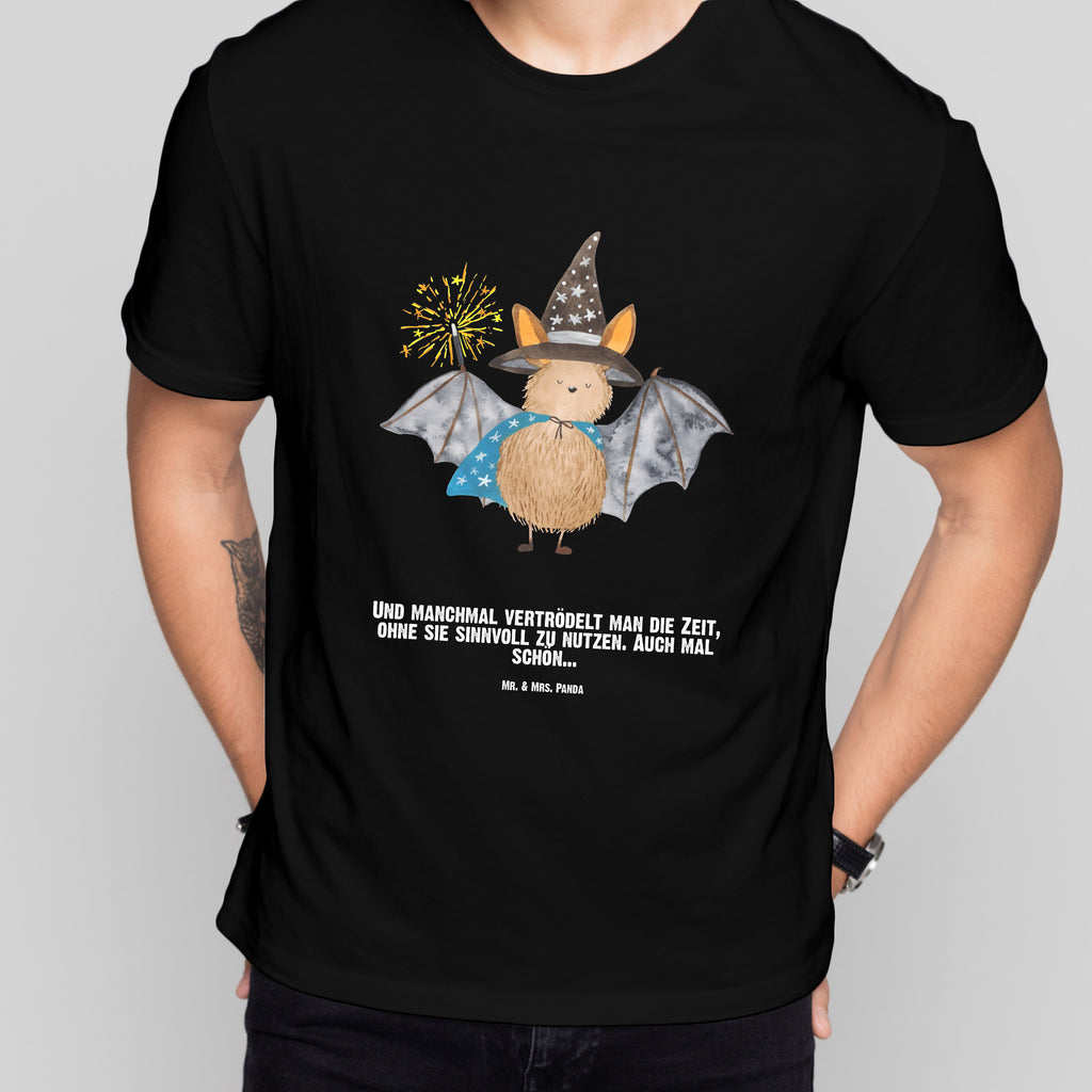 Personalisiertes T-Shirt Fledermaus Zauberer T-Shirt Personalisiert, T-Shirt mit Namen, T-Shirt mit Aufruck, Männer, Frauen, Wunschtext, Bedrucken, Tiermotive, Gute Laune, lustige Sprüche, Tiere, Fledermaus, Fledermäuse, Zauberer, Magier, reinsteigern