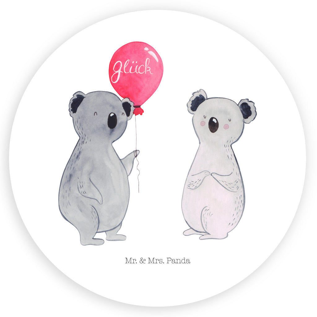 Rund Aufkleber Koala Luftballon Sticker, Aufkleber, Etikett, Koala, Koalabär, Luftballon, Party, Geburtstag, Geschenk