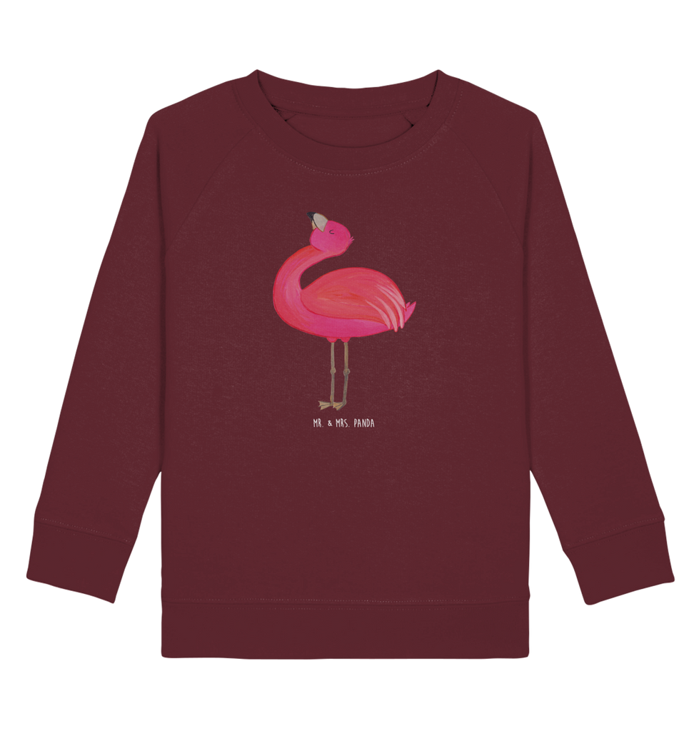 Organic Kinder Pullover Flamingo stolz Kinder Pullover, Kinder Sweatshirt, Jungen, Mädchen, Flamingo, stolz, Freude, Selbstliebe, Selbstakzeptanz, Freundin, beste Freundin, Tochter, Mama, Schwester