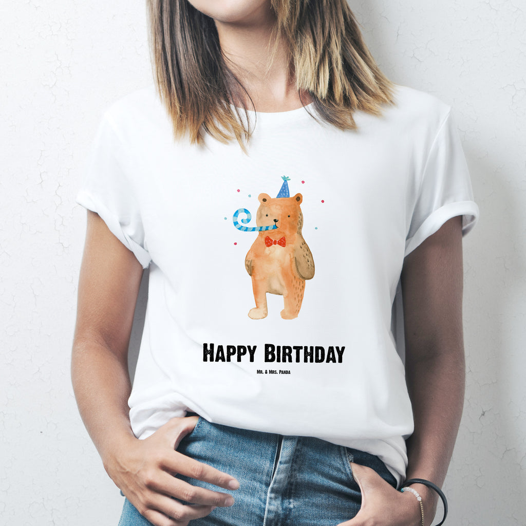 Personalisiertes T-Shirt Birthday Bär T-Shirt Personalisiert, T-Shirt mit Namen, T-Shirt mit Aufruck, Männer, Frauen, Bär, Teddy, Teddybär, Happy Birthday, Alles Gute, Glückwunsch, Geburtstag