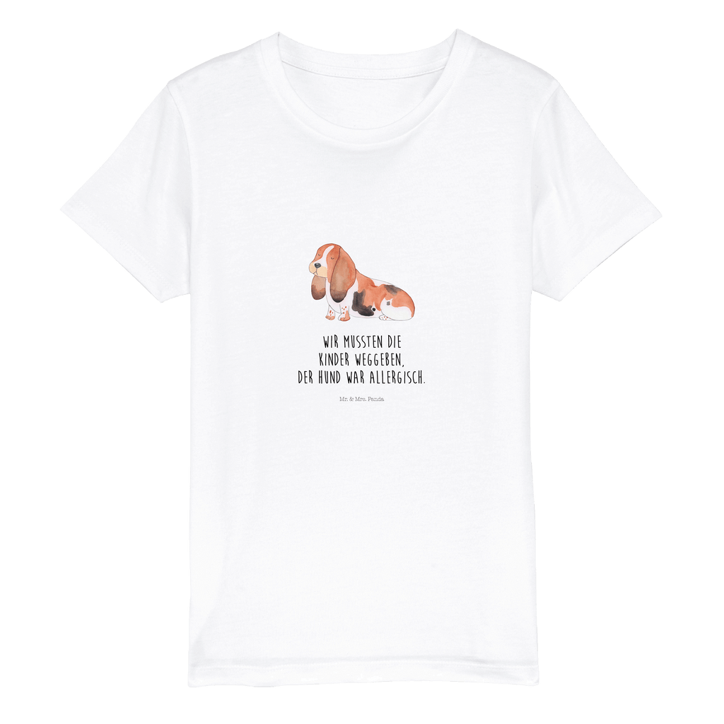 Organic Kinder T-Shirt Hund Basset Hound Kinder T-Shirt, Kinder T-Shirt Mädchen, Kinder T-Shirt Jungen, Hund, Hundemotiv, Haustier, Hunderasse, Tierliebhaber, Hundebesitzer, Sprüche, Basset Hound, Basset, Hundeliebe, kinderlos