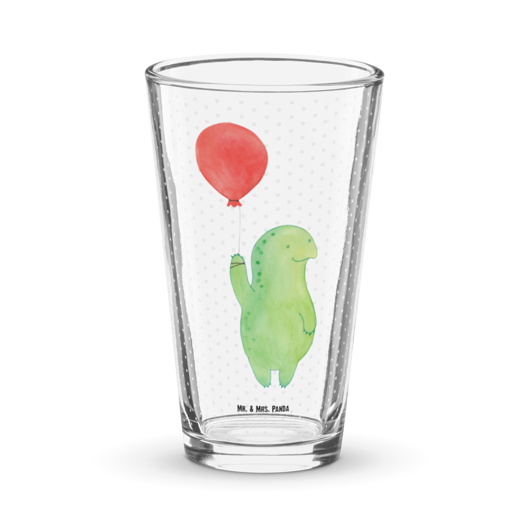 Premium Trinkglas Schildkröte Luftballon Trinkglas, Glas, Pint Glas, Bierglas, Cocktail Glas, Wasserglas, Schildkröte, Schildkröten, Mutausbruch, Motivation, Motivationsspruch