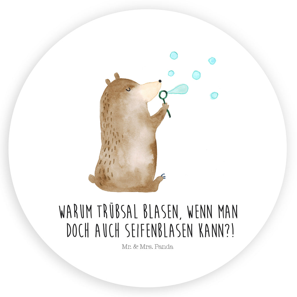 Rund Aufkleber Bär Seifenblasen Sticker, Aufkleber, Etikett, Bär, Teddy, Teddybär, Seifenblasen Bär Lustig Sein Glücklich Traurig Happy
