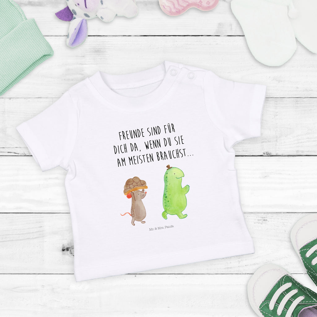 Organic Baby Shirt Schildkröte & Maus Baby T-Shirt, Jungen Baby T-Shirt, Mädchen Baby T-Shirt, Shirt, Schildkröte, Maus, Freunde, Freundinnen, beste Freunde, beste Freundinnen