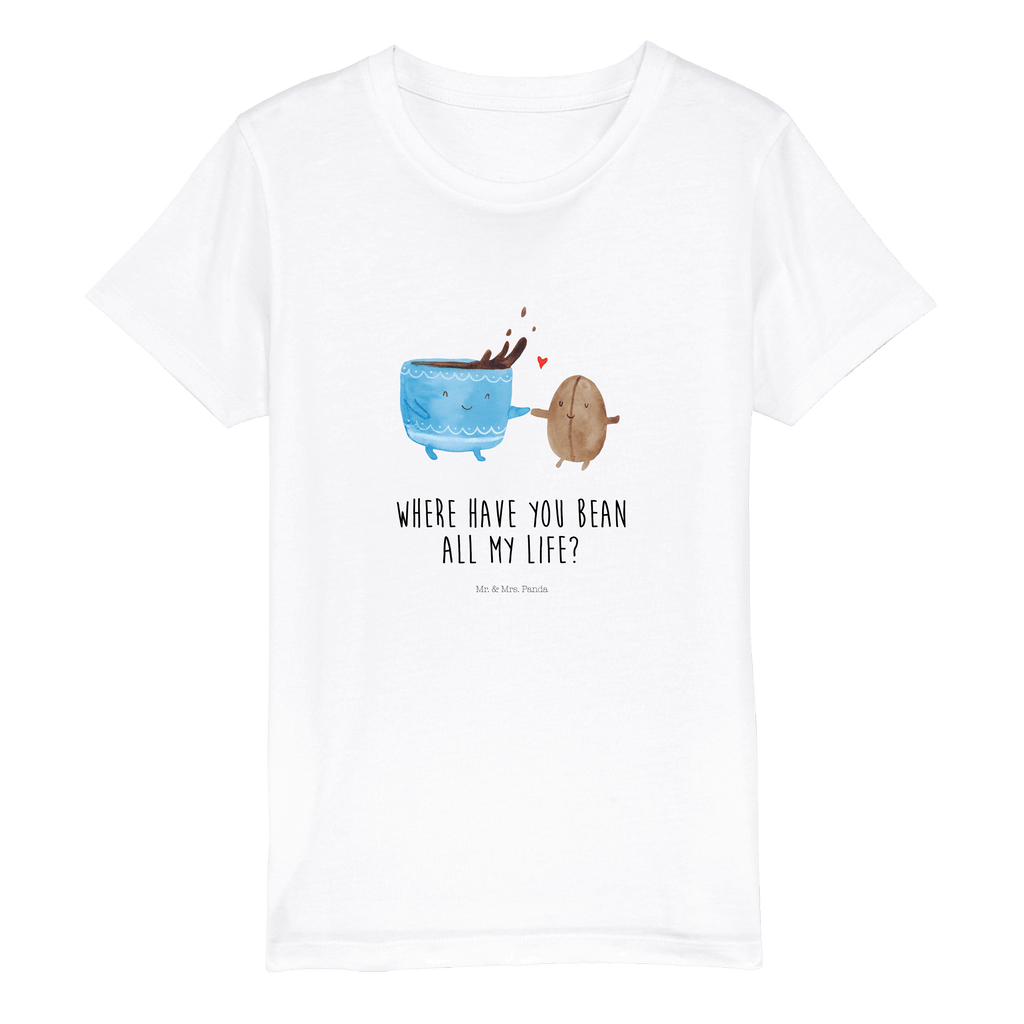 Organic Kinder T-Shirt Kaffee Bohne Kinder T-Shirt, Kinder T-Shirt Mädchen, Kinder T-Shirt Jungen, Tiermotive, Gute Laune, lustige Sprüche, Tiere, Kaffee, Kaffeebohne, Genuss, Zufriedenheit, Glück