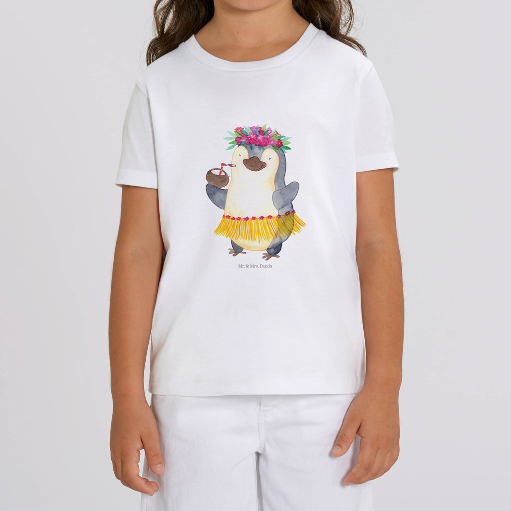 Organic Kinder T-Shirt Pinguin Kokosnuss Kinder T-Shirt, Kinder T-Shirt Mädchen, Kinder T-Shirt Jungen, Pinguin, Aloha, Hawaii, Urlaub, Kokosnuss, Pinguine