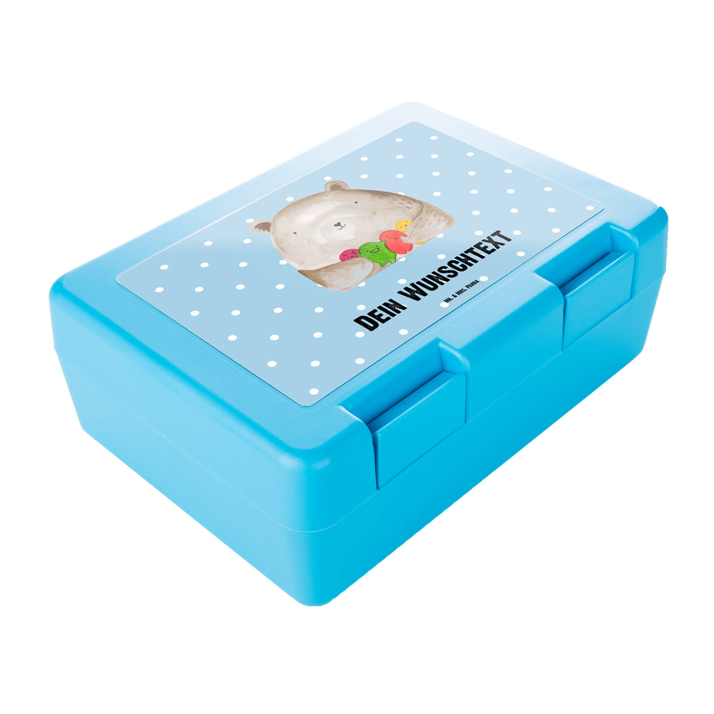 Personalisierte Brotdose Bär Gefühl Brotdose personalisiert, Brotbox, Snackbox, Lunch box, Butterbrotdose, Brotzeitbox, Bär, Teddy, Teddybär, Wahnsinn, Verrückt, Durchgedreht