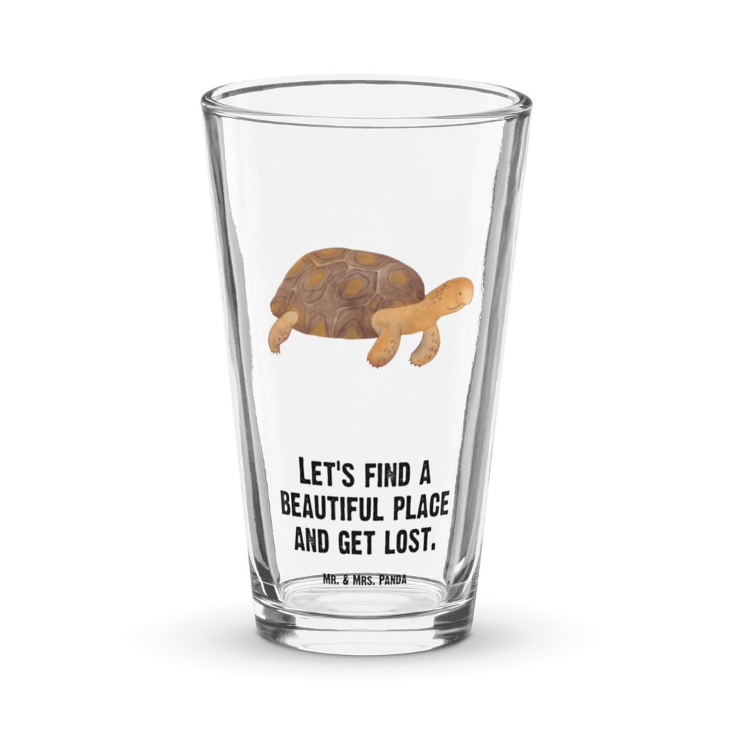 Premium Trinkglas Schildkröte marschiert Trinkglas, Glas, Pint Glas, Bierglas, Cocktail Glas, Wasserglas, Meerestiere, Meer, Urlaub, Schildkröte, Schildkröten, get lost, Abenteuer, Reiselust, Inspiration, Neustart, Motivation, Lieblingsmensch