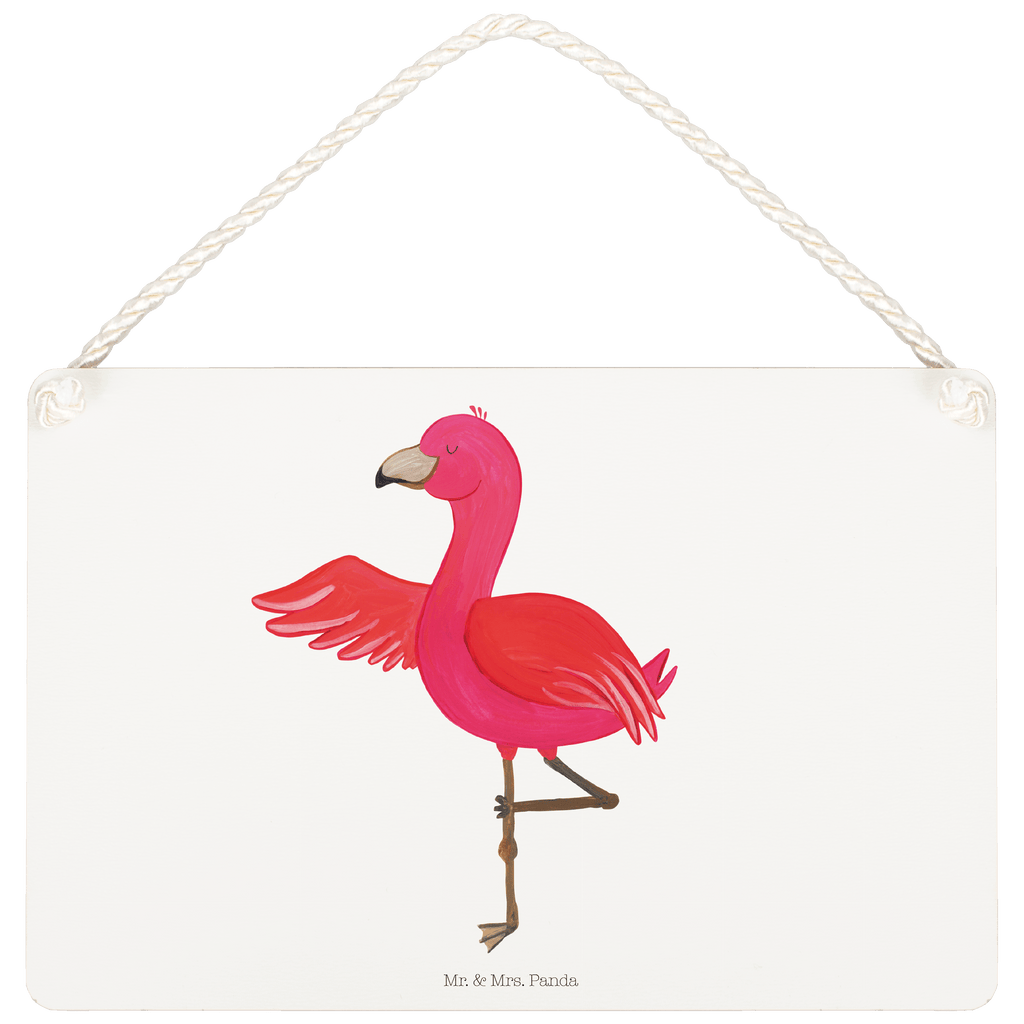 Deko Schild Flamingo Yoga Dekoschild, Deko Schild, Schild, Tür Schild, Türschild, Holzschild, Wandschild, Wanddeko, Flamingo, Vogel, Yoga, Namaste, Achtsamkeit, Yoga-Übung, Entspannung, Ärger, Aufregen, Tiefenentspannung