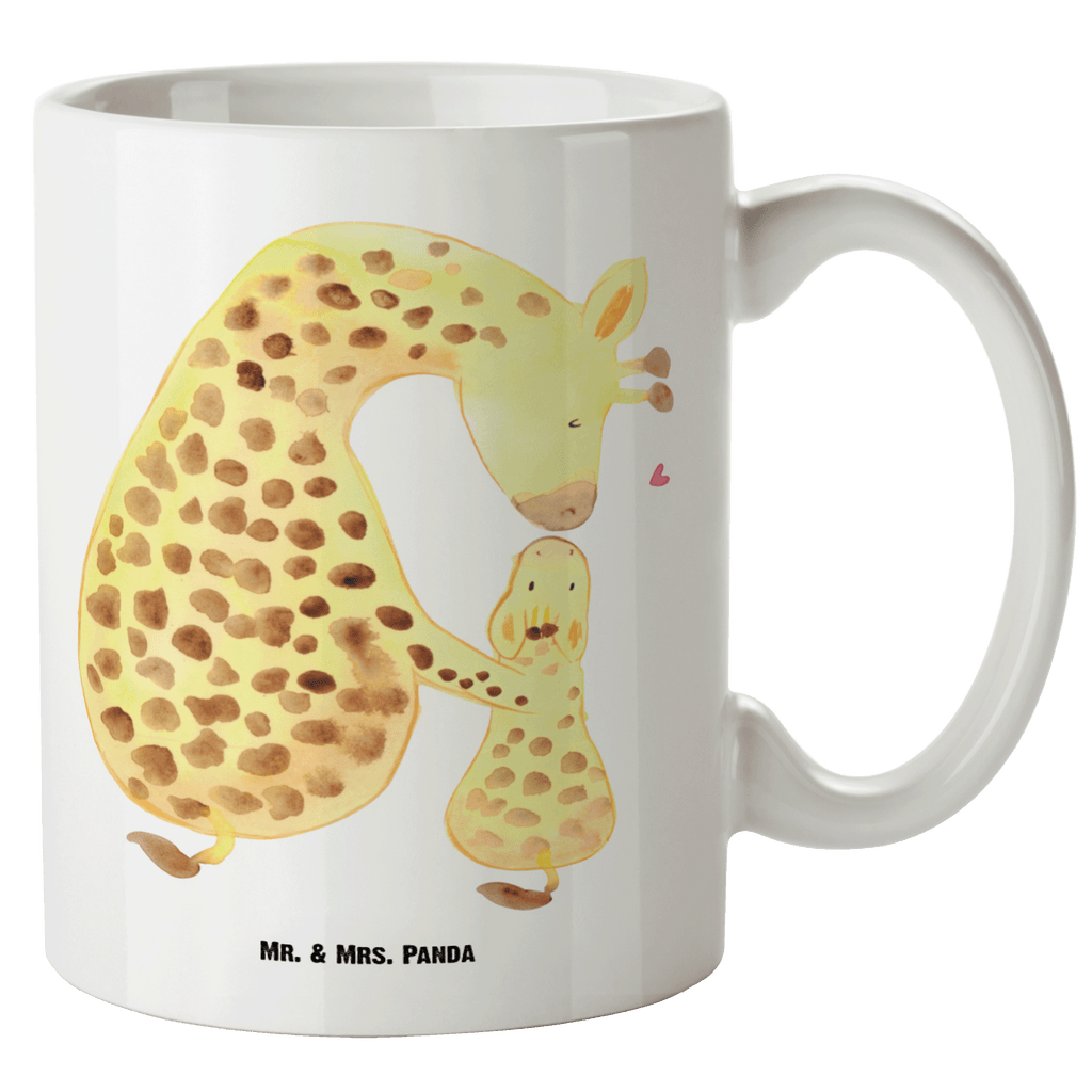 XL Tasse Giraffe mit Kind XL Tasse, Große Tasse, Grosse Kaffeetasse, XL Becher, XL Teetasse, spülmaschinenfest, Jumbo Tasse, Groß, Afrika, Wildtiere, Giraffe, Kind, Mutter, Mama, Tochter, Sohn, Lieblingsmensch