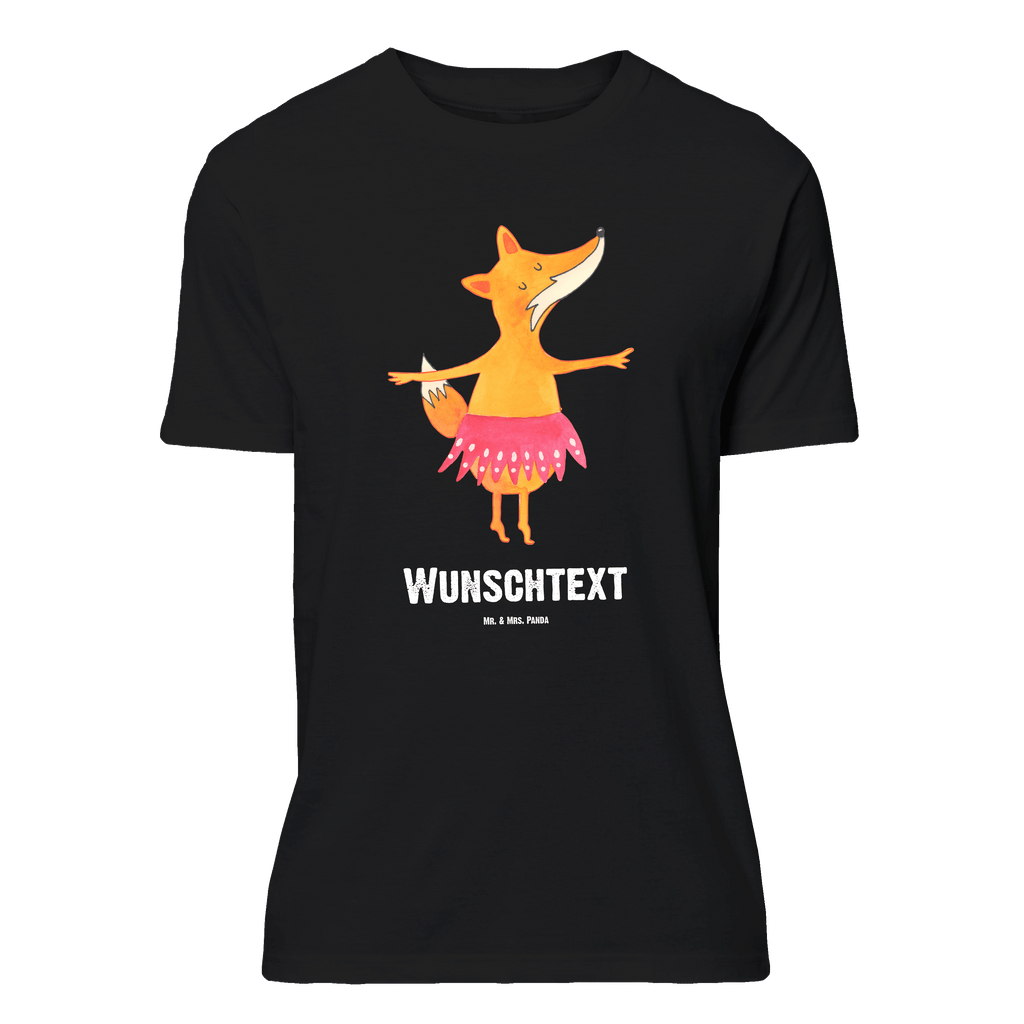 Personalisiertes T-Shirt Fuchs Ballerina T-Shirt Personalisiert, T-Shirt mit Namen, T-Shirt mit Aufruck, Männer, Frauen, Fuchs, Fuchs Spruch, Füchse, Füchsin, Ballerina, Ballett, Tänzerin, Tanzen, Party, Einladung, Geburtstag