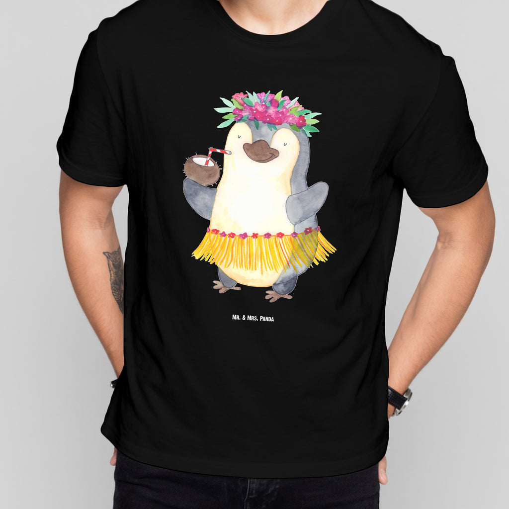 T-Shirt Standard Pinguin Kokosnuss T-Shirt, Shirt, Tshirt, Lustiges T-Shirt, T-Shirt mit Spruch, Party, Junggesellenabschied, Jubiläum, Geburstag, Herrn, Damen, Männer, Frauen, Schlafshirt, Nachthemd, Sprüche, Pinguin, Aloha, Hawaii, Urlaub, Kokosnuss, Pinguine