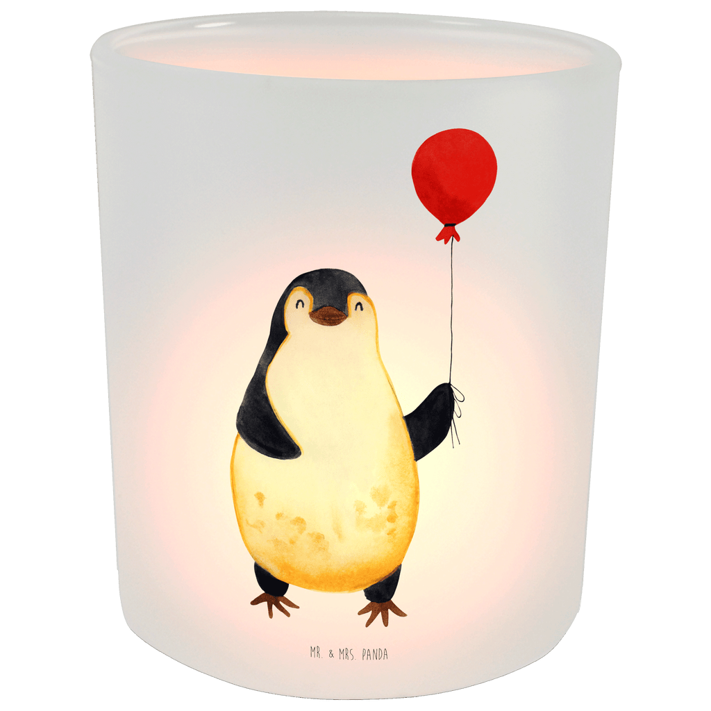 Windlicht Pinguin Luftballon Windlicht Glas, Teelichtglas, Teelichthalter, Teelichter, Kerzenglas, Windlicht Kerze, Kerzenlicht, Pinguin, Pinguine, Luftballon, Tagträume, Lebenslust, Geschenk Freundin, Geschenkidee, beste Freundin, Motivation, Neustart, neues Leben, Liebe, Glück