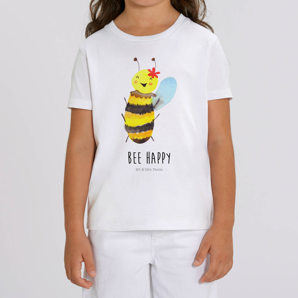 Organic Kinder T-Shirt Biene Happy Kinder T-Shirt, Kinder T-Shirt Mädchen, Kinder T-Shirt Jungen, Biene, Wespe, Hummel