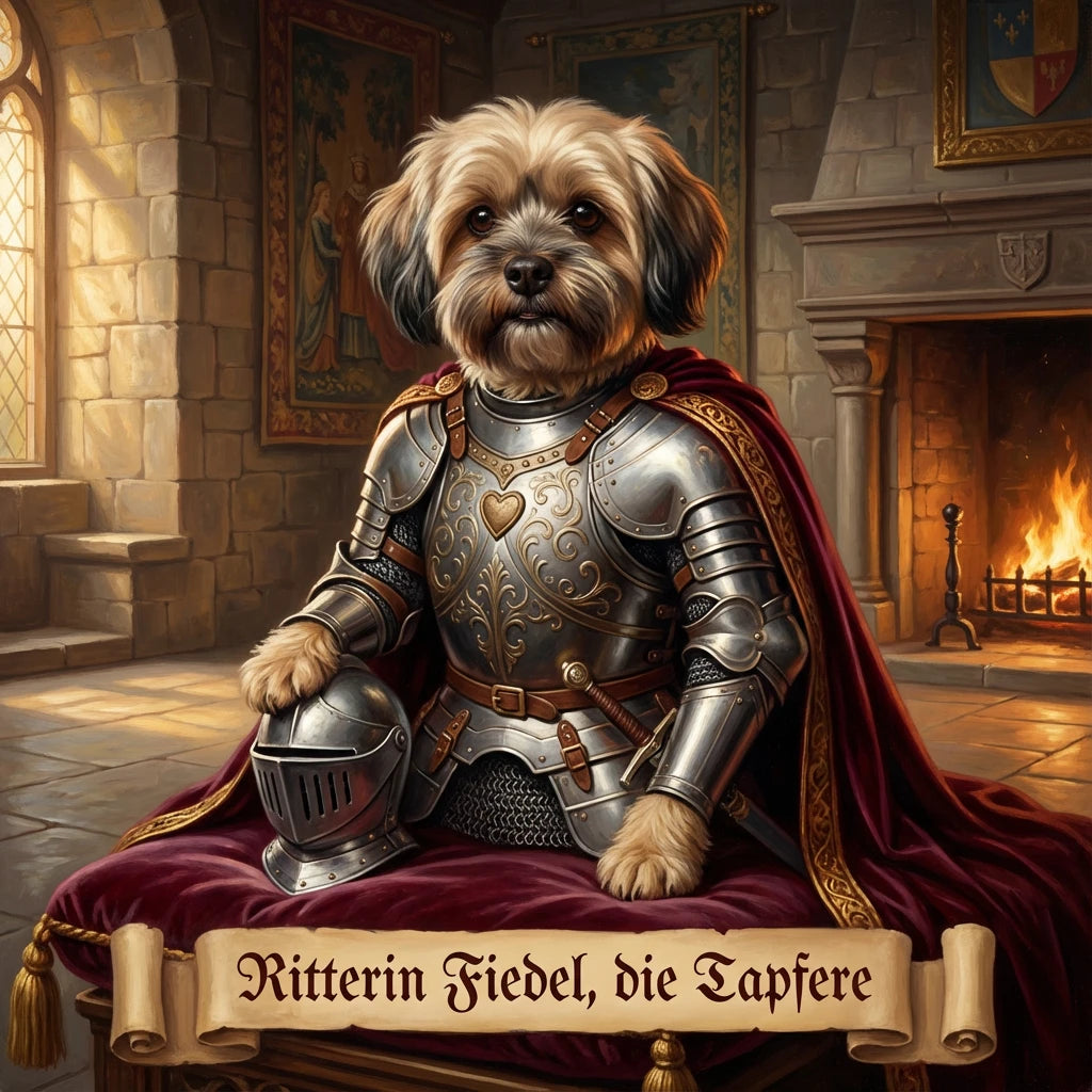 Spersonalizowany plakat Hundeportrait Design Design Pies, właściciel psa, rasa psa, miłośnik zwierząt, zwierzę domowe, motyw psa, powiedzenia