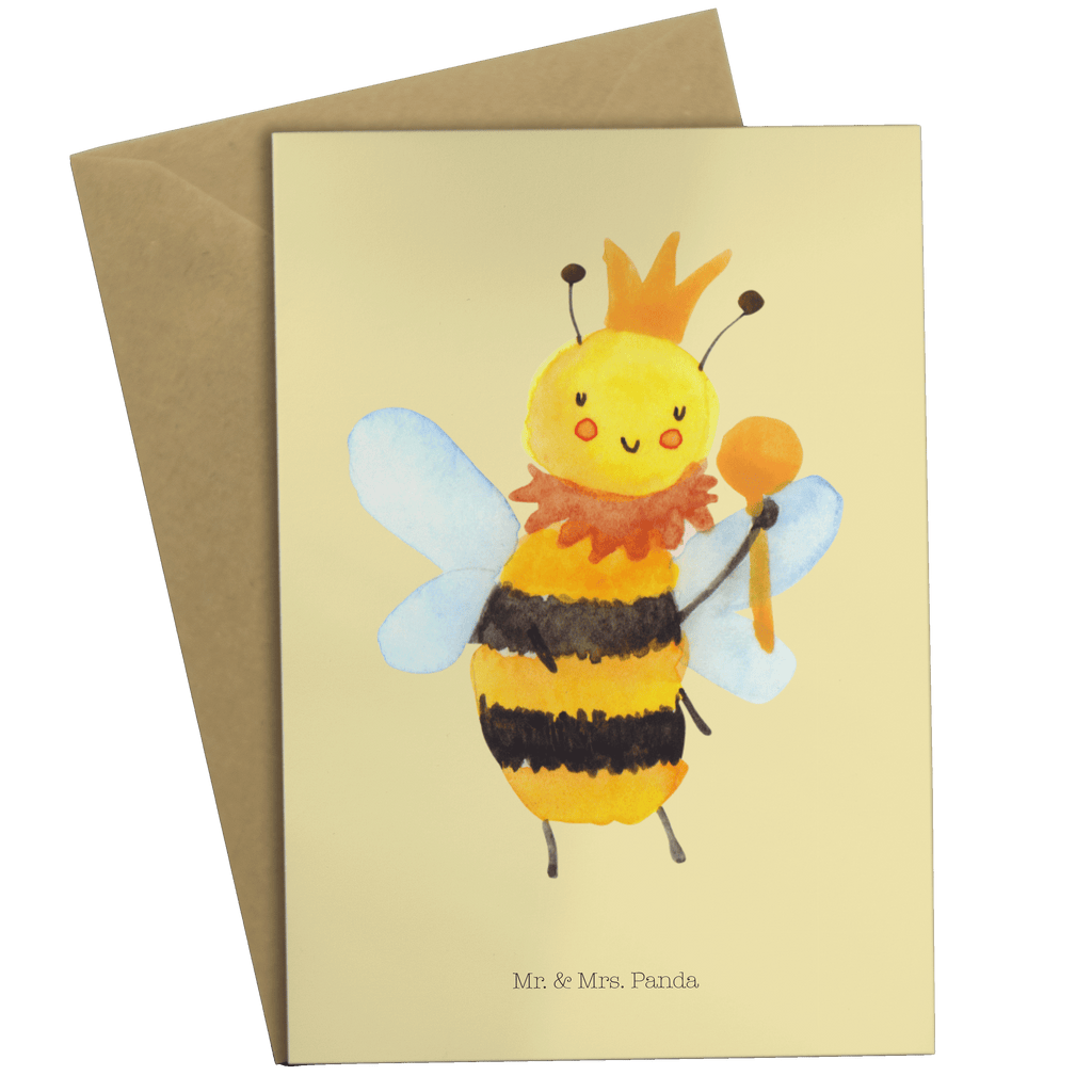 Grußkarte Biene König Grußkarte, Klappkarte, Einladungskarte, Glückwunschkarte, Hochzeitskarte, Geburtstagskarte, Karte, Biene, Wespe, Hummel