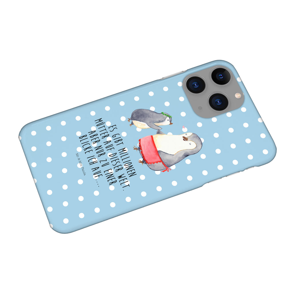 Handyhülle Pinguin mit Kind Handyhülle, Handycover, Cover, Handy, Hülle, Iphone 10, Iphone X, Familie, Vatertag, Muttertag, Bruder, Schwester, Mama, Papa, Oma, Opa, Geschenk, Mami, Mutti, Mutter, Geburststag