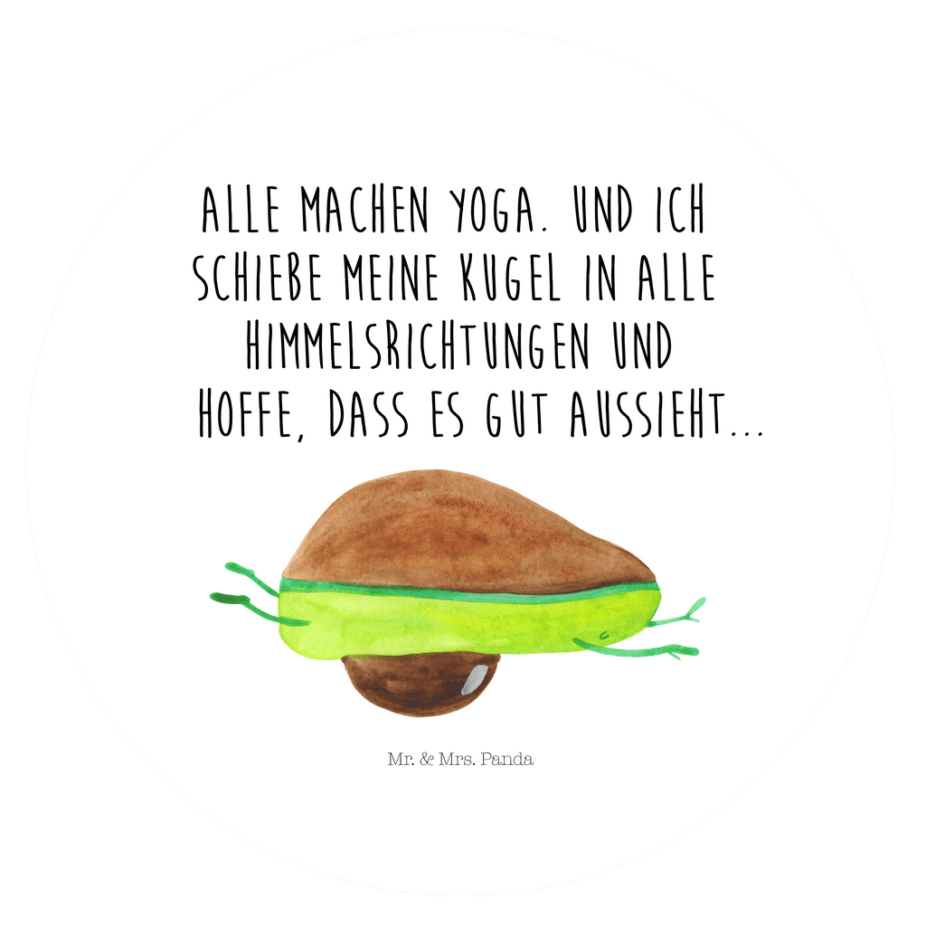 Rund Aufkleber Avocado Yoga Sticker, Aufkleber, Etikett, Avocado, Veggie, Vegan, Gesund, Avocado Yoga Vegan