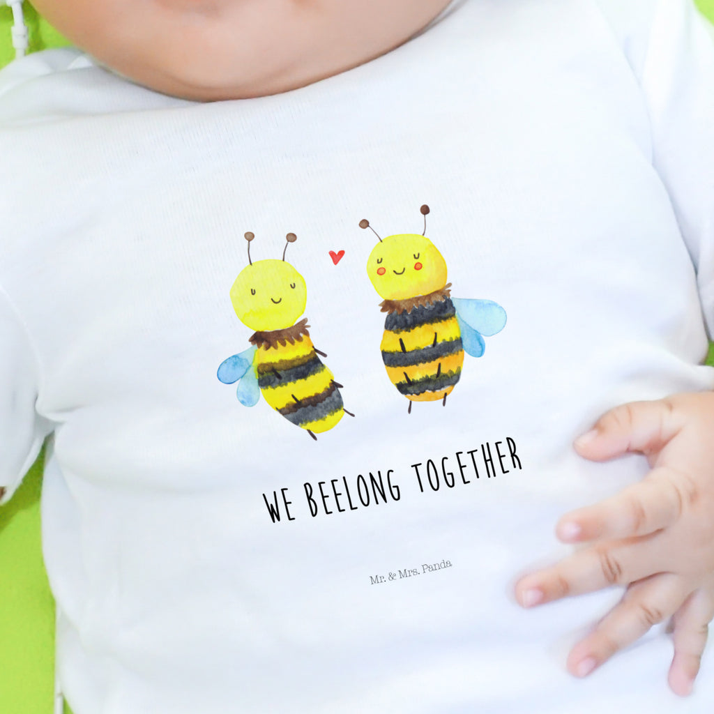 Baby Longsleeve Biene Verliebt Mädchen, Jungen, Baby, Langarm, Bio, Kleidung, Longsleeve, Biene, Wespe, Hummel