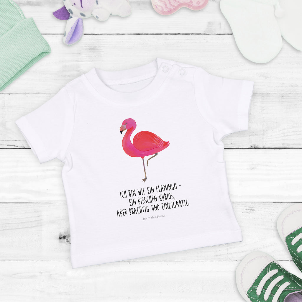 Organic Baby Shirt Flamingo classic Baby T-Shirt, Jungen Baby T-Shirt, Mädchen Baby T-Shirt, Shirt, Flamingo, Einzigartig, Selbstliebe, Stolz, ich, für mich, Spruch, Freundin, Freundinnen, Außenseiter, Sohn, Tochter, Geschwister