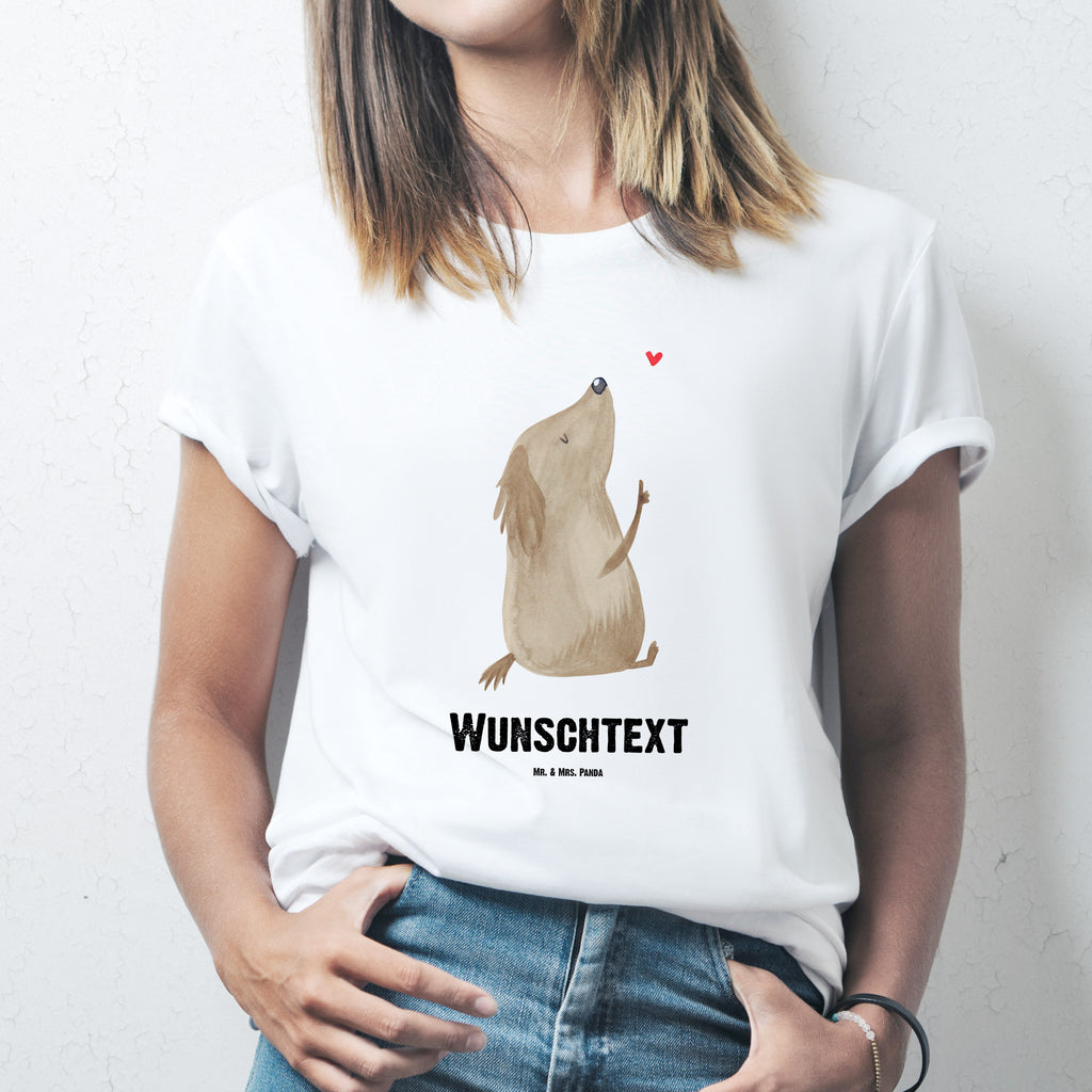 Personalisiertes T-Shirt Hund Liebe T-Shirt Personalisiert, T-Shirt mit Namen, T-Shirt mit Aufruck, Männer, Frauen, Hund, Hundemotiv, Haustier, Hunderasse, Tierliebhaber, Hundebesitzer, Sprüche, Liebe, Hundeglück, Hundeliebe, Hunde, Frauchen