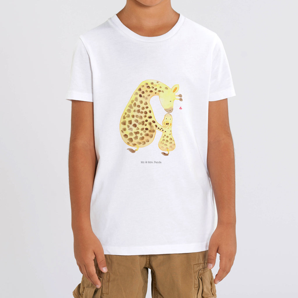 Organic Kinder T-Shirt Giraffe Kind Kinder T-Shirt, Kinder T-Shirt Mädchen, Kinder T-Shirt Jungen, Afrika, Wildtiere, Giraffe, Kind, Mutter, Mama, Tochter, Sohn, Lieblingsmensch