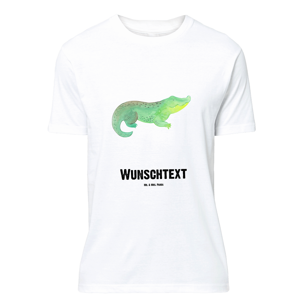 Personalisiertes T-Shirt Krokodil T-Shirt Personalisiert, T-Shirt mit Namen, T-Shirt mit Aufruck, Männer, Frauen, Meerestiere, Meer, Urlaub, Krokodil, Krokodile, verrückt sein, spontan sein, Abenteuerlust, Reiselust, Freundin, beste Freundin, Lieblingsmensch