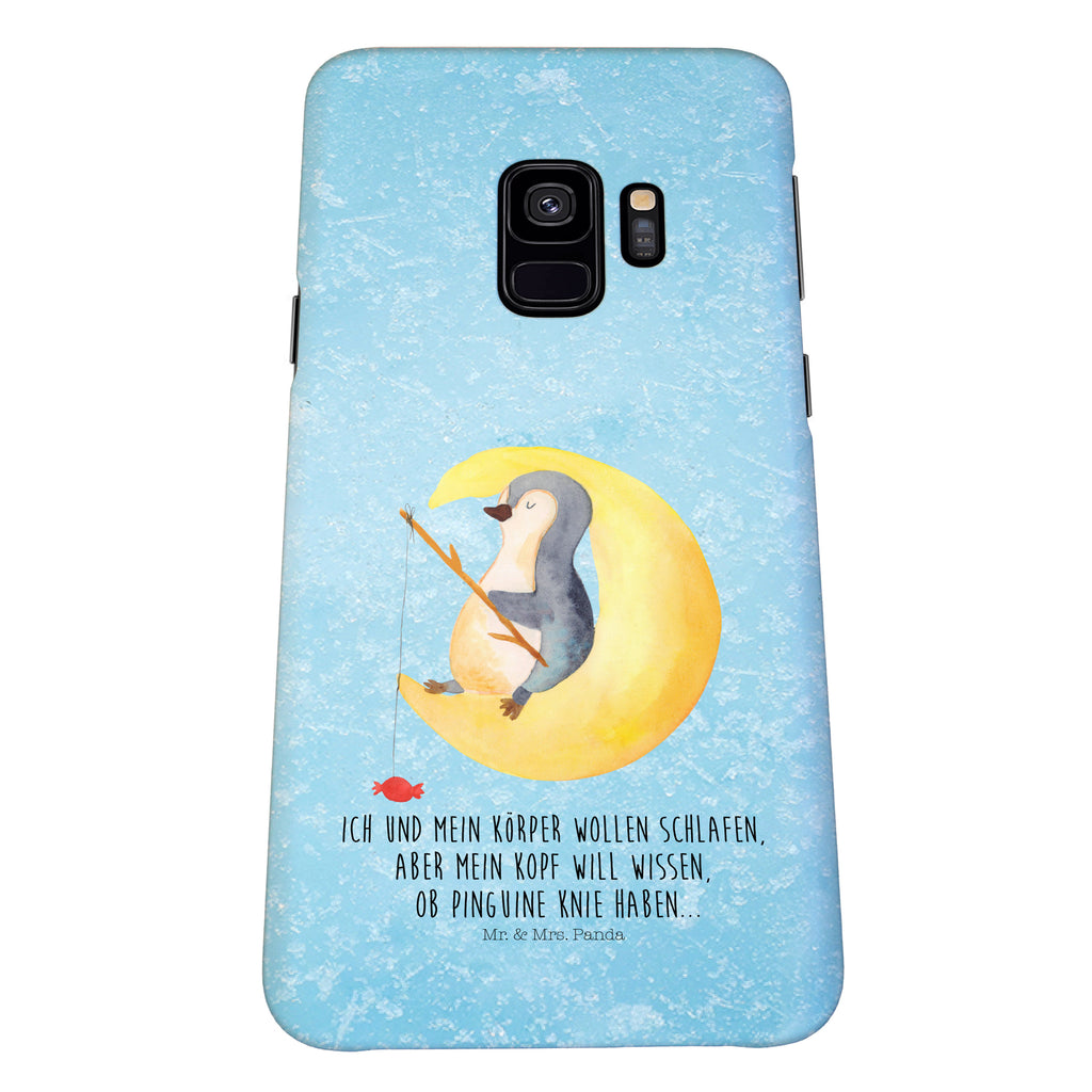 Handyhülle Pinguin Mond Iphone 11, Handyhülle, Smartphone Hülle, Handy Case, Handycover, Hülle, Pinguin, Pinguine, Spruch, schlafen, Nachtruhe, Einschlafen, Schlafzimmer, Schlafstörungen, Gästezimmer