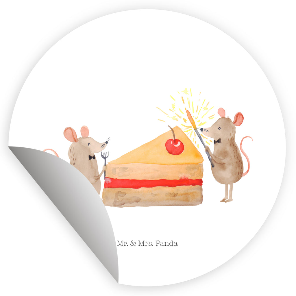 Rund Aufkleber Mäuse Kuchen Sticker, Aufkleber, Etikett, Kinder, rund, Geburtstag, Geburtstagsgeschenk, Geschenk, Kuchen, Maus, Mäuse, Party, Leben, Glück