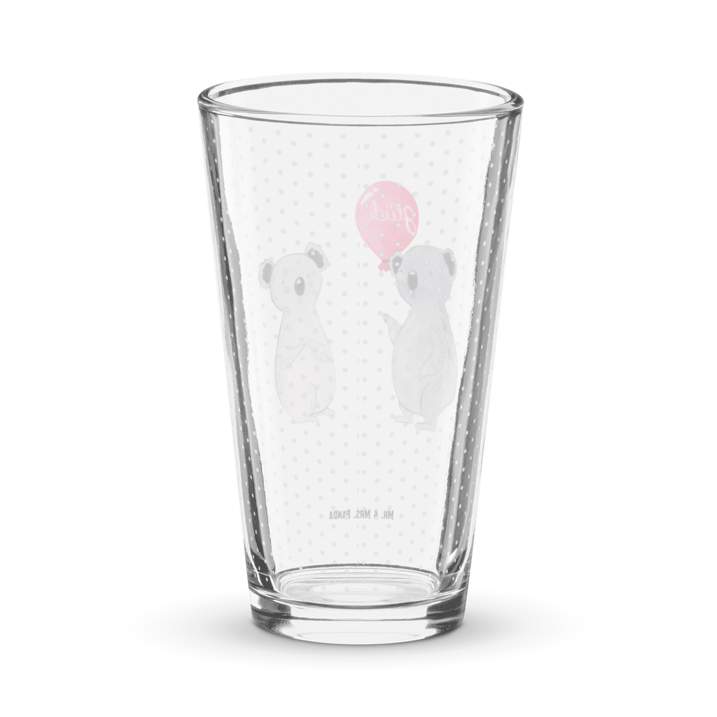 Premium Trinkglas Koala Luftballon Trinkglas, Glas, Pint Glas, Bierglas, Cocktail Glas, Wasserglas, Koala, Koalabär, Luftballon, Party, Geburtstag, Geschenk