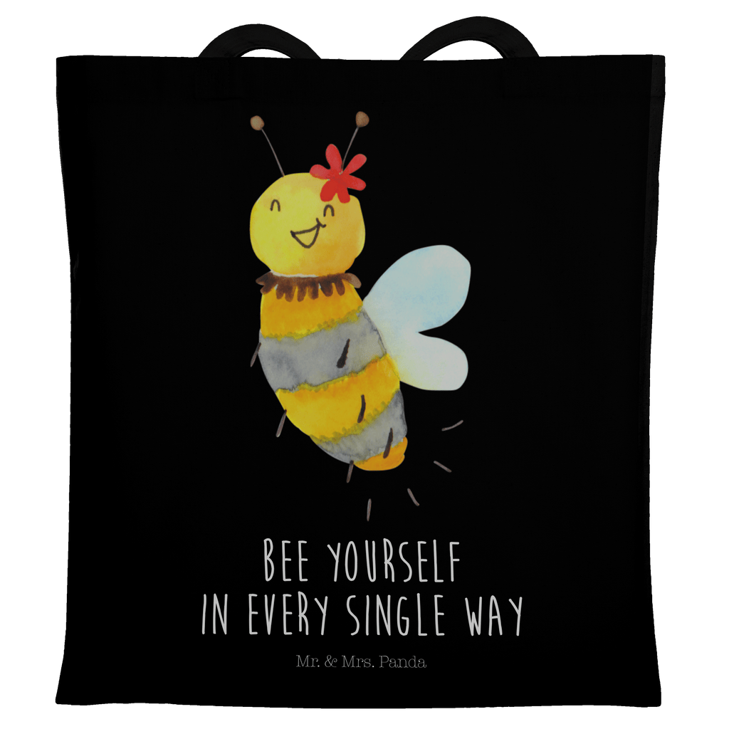 Tragetasche Biene Blume Beuteltasche, Beutel, Einkaufstasche, Jutebeutel, Stoffbeutel, Biene, Wespe, Hummel