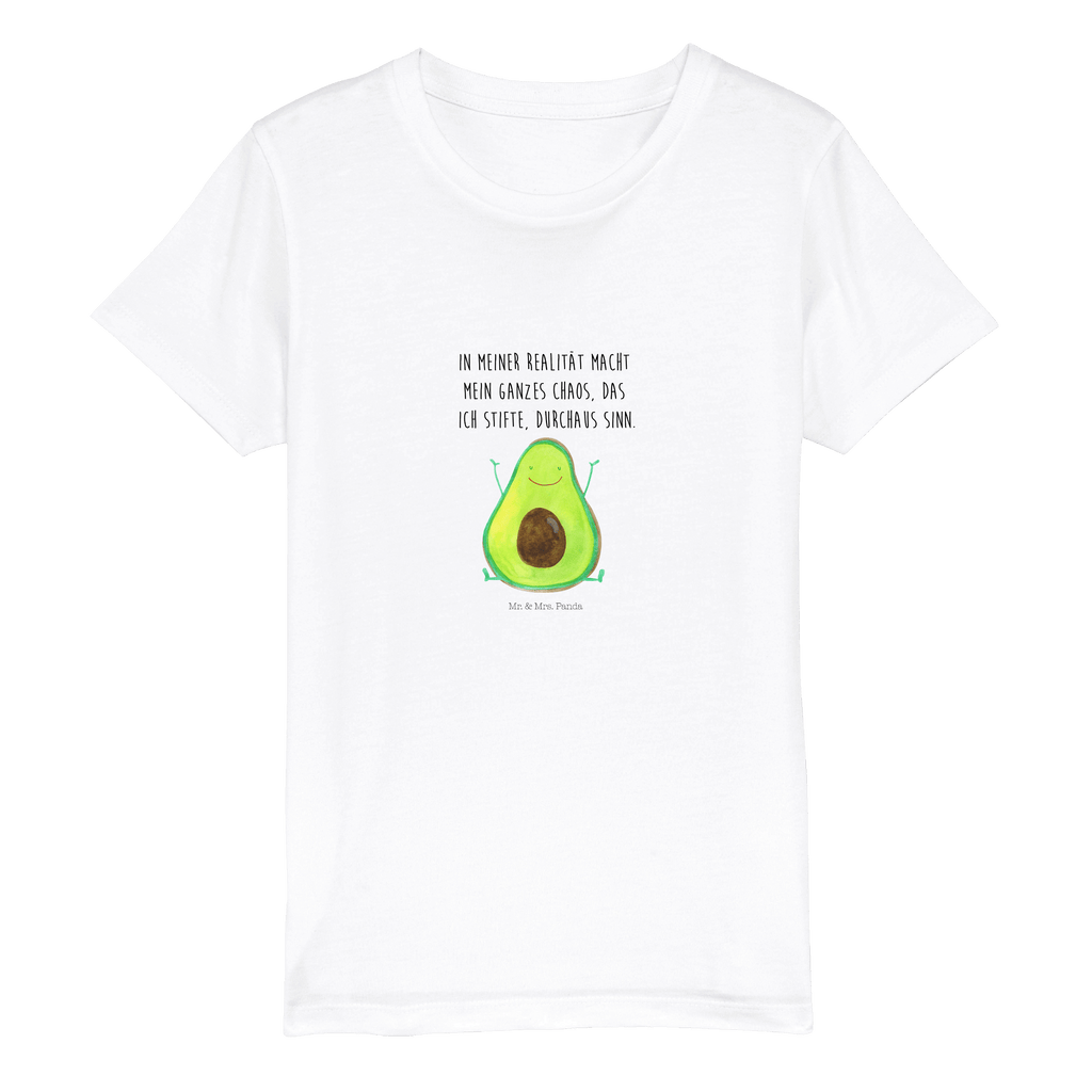 Organic Kinder T-Shirt Avocado Glücklich Kinder T-Shirt, Kinder T-Shirt Mädchen, Kinder T-Shirt Jungen, Avocado, Veggie, Vegan, Gesund, Chaos