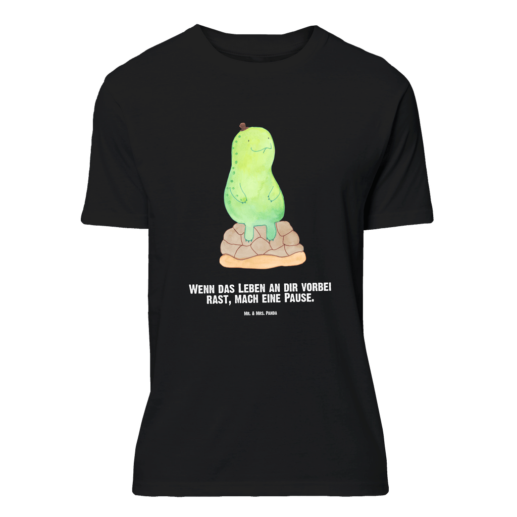 Personalisiertes T-Shirt Schildkröte pausiert T-Shirt Personalisiert, T-Shirt mit Namen, T-Shirt mit Aufruck, Männer, Frauen, Schildkröte, Achtsamkeit, Entschleunigen, achtsam
