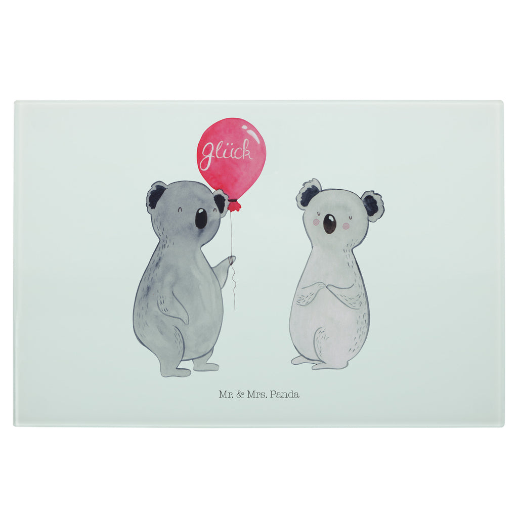 Glasschneidebrett Koala Luftballon Glasschneidebrett, Schneidebrett, Koala, Koalabär, Luftballon, Party, Geburtstag, Geschenk