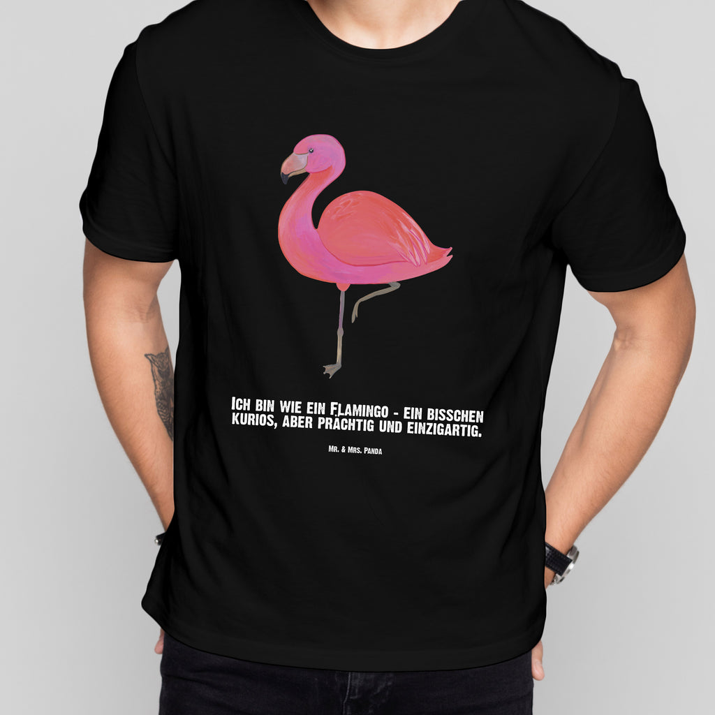 Personalisiertes T-Shirt Flamingo classic T-Shirt Personalisiert, T-Shirt mit Namen, T-Shirt mit Aufruck, Männer, Frauen, Wunschtext, Bedrucken, Flamingo, Einzigartig, Selbstliebe, Stolz, ich, für mich, Spruch, Freundin, Freundinnen, Außenseiter, Sohn, Tochter, Geschwister
