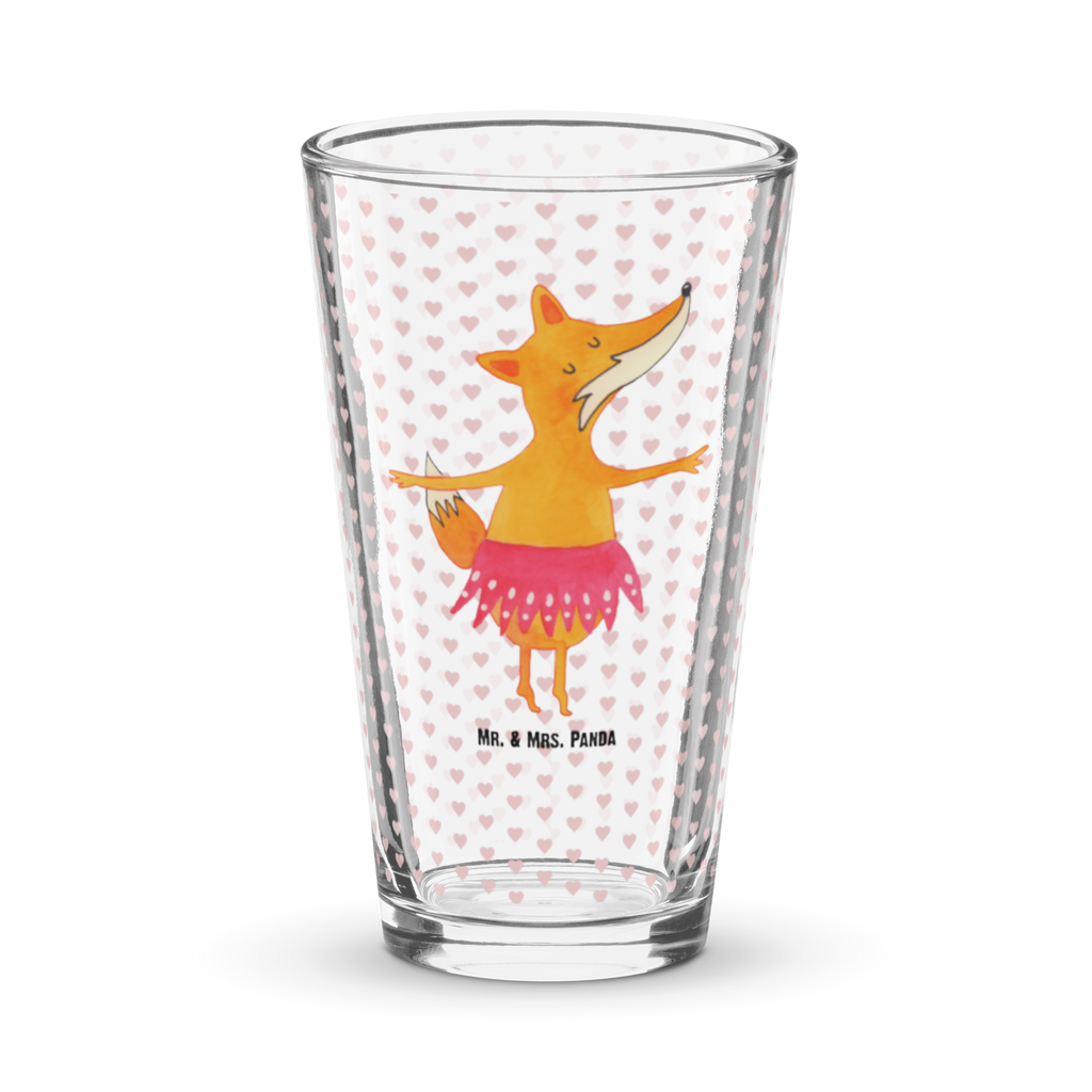 Premium Trinkglas Fuchs Ballerina Trinkglas, Glas, Pint Glas, Bierglas, Cocktail Glas, Wasserglas, Fuchs, Fuchs Spruch, Füchse, Füchsin, Ballerina, Ballett, Tänzerin, Tanzen, Party, Einladung, Geburtstag