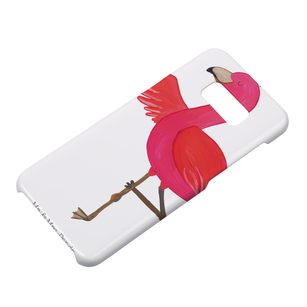 Handyhülle Flamingo Yoga Iphone XR Handyhülle, Iphone XR, Handyhülle, Premium Kunststoff, Flamingo, Vogel, Yoga, Namaste, Achtsamkeit, Yoga-Übung, Entspannung, Ärger, Aufregen, Tiefenentspannung