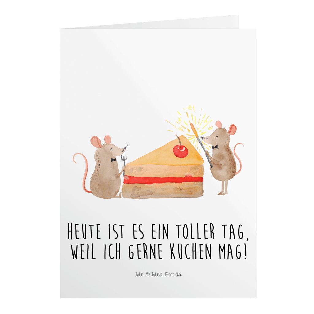 Geburtstagskarte Mäuse Kuchen Grusskarte, Klappkarte, Einladungskarte, Glückwunschkarte, Hochzeitskarte, Geburtstagskarte, Geburtstag, Geburtstagsgeschenk, Geschenk, Kuchen, Maus, Mäuse, Party, Leben, Glück