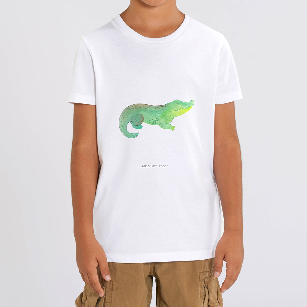 Organic Kinder T-Shirt Krokodil Kinder T-Shirt, Kinder T-Shirt Mädchen, Kinder T-Shirt Jungen, Meerestiere, Meer, Urlaub, Krokodil, Krokodile, verrückt sein, spontan sein, Abenteuerlust, Reiselust, Freundin, beste Freundin, Lieblingsmensch