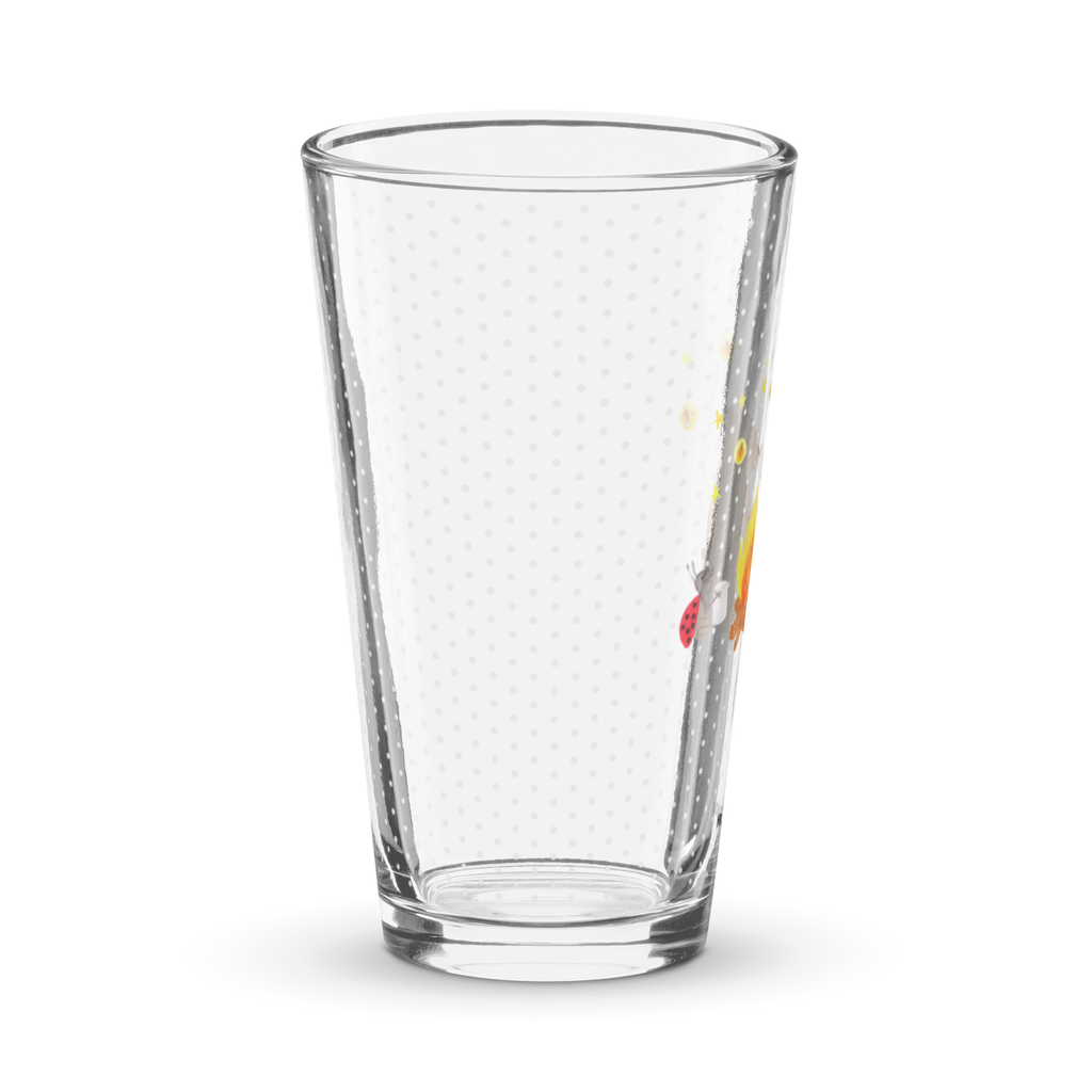 Premium Trinkglas Bär & Marienkäfer Lagerfeuer Trinkglas, Glas, Pint Glas, Bierglas, Cocktail Glas, Wasserglas, Bär, Teddy, Teddybär, Lagerfeuer